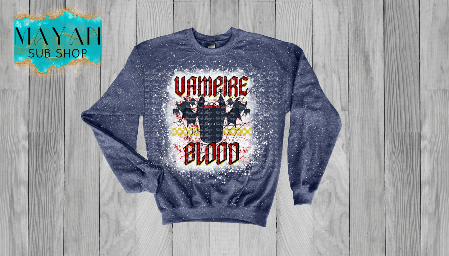 Vampire Blood Bleached Sweatshirt - Mayan Sub Shop