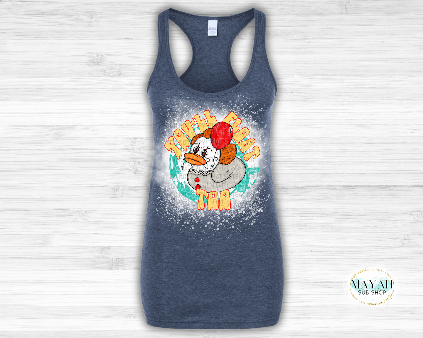 Duck Float Bleached Tank Top