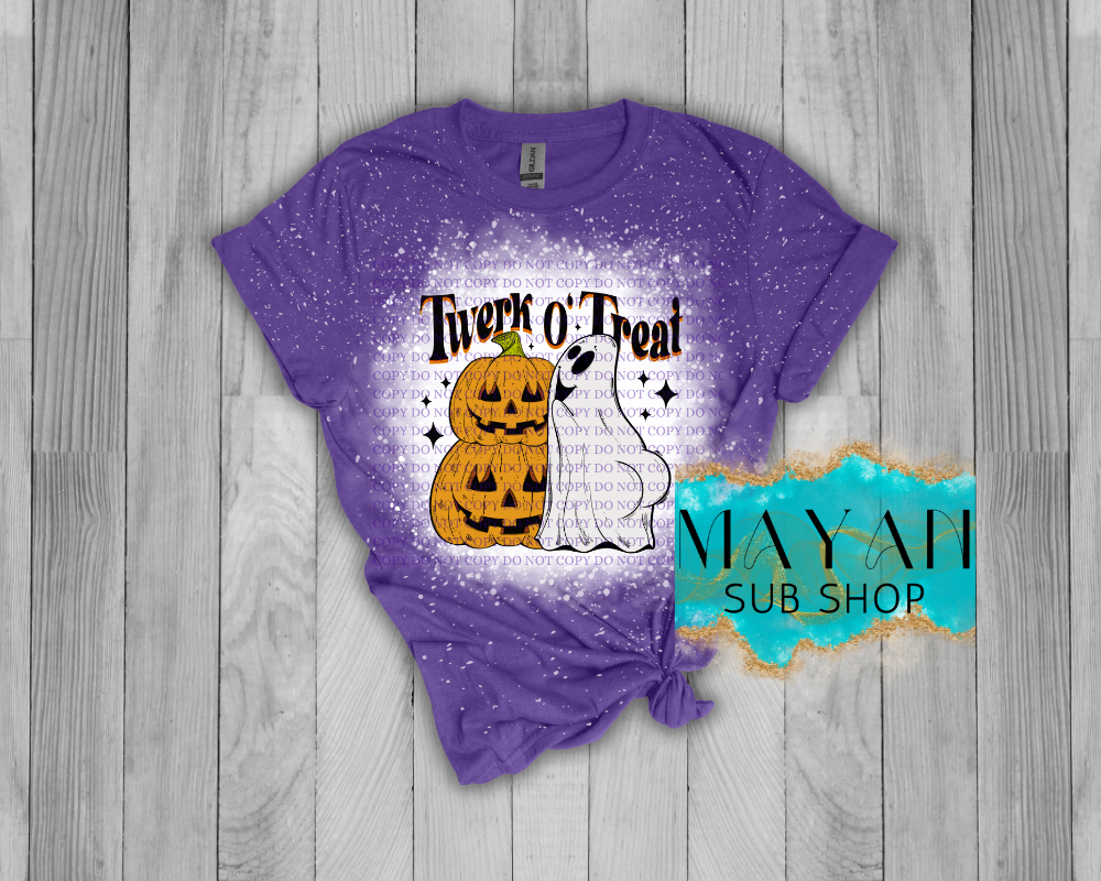 Twerk O' Treat Bleached Shirt - Mayan Sub Shop