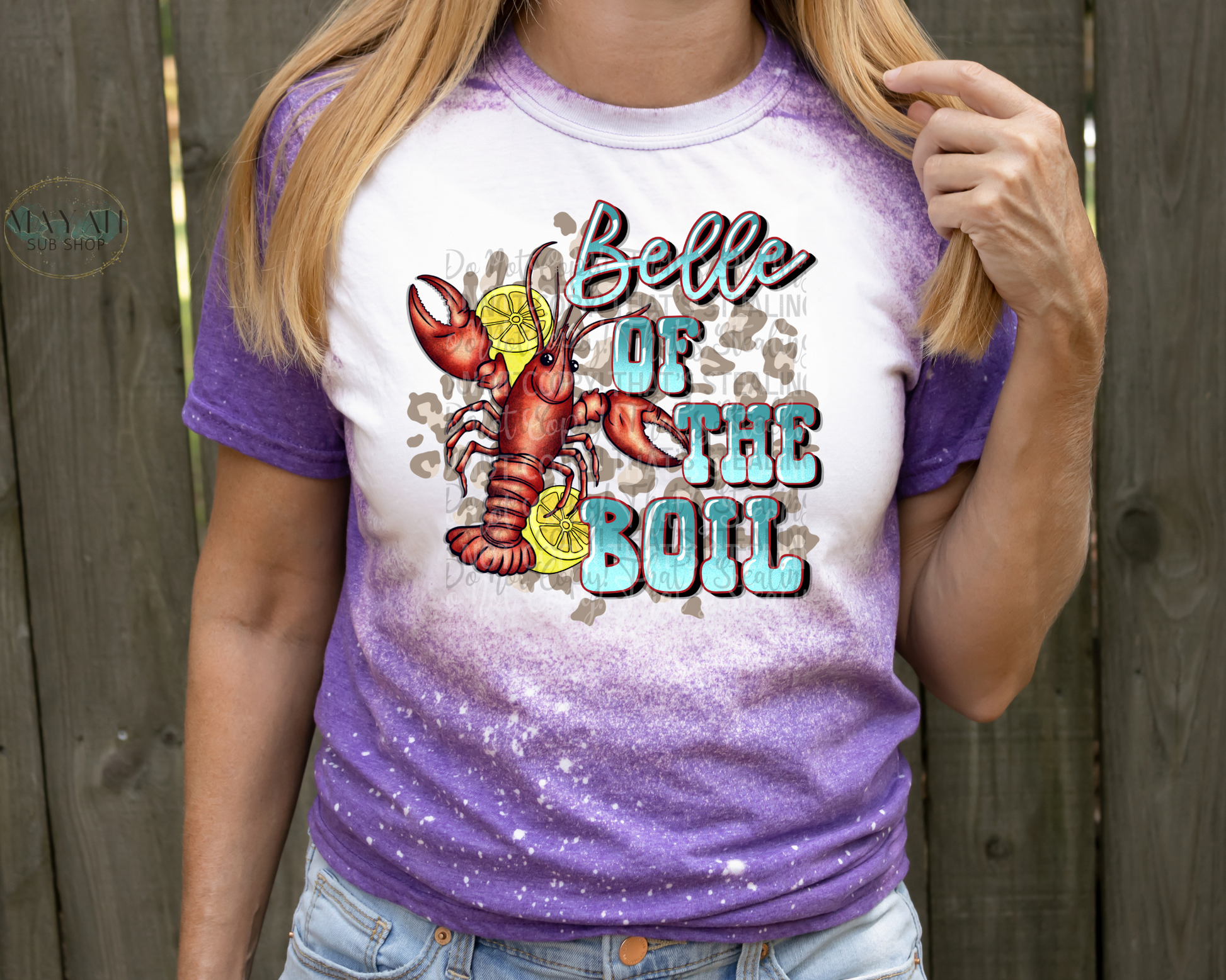 Belle of the Boil Bleached Tee - Mayan Sub Shop