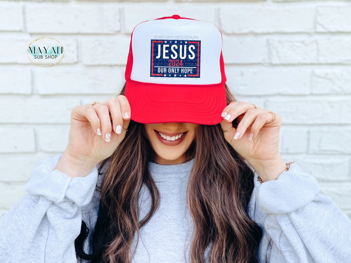 Jesus 2024 Trucker Hat - Mayan Sub Shop