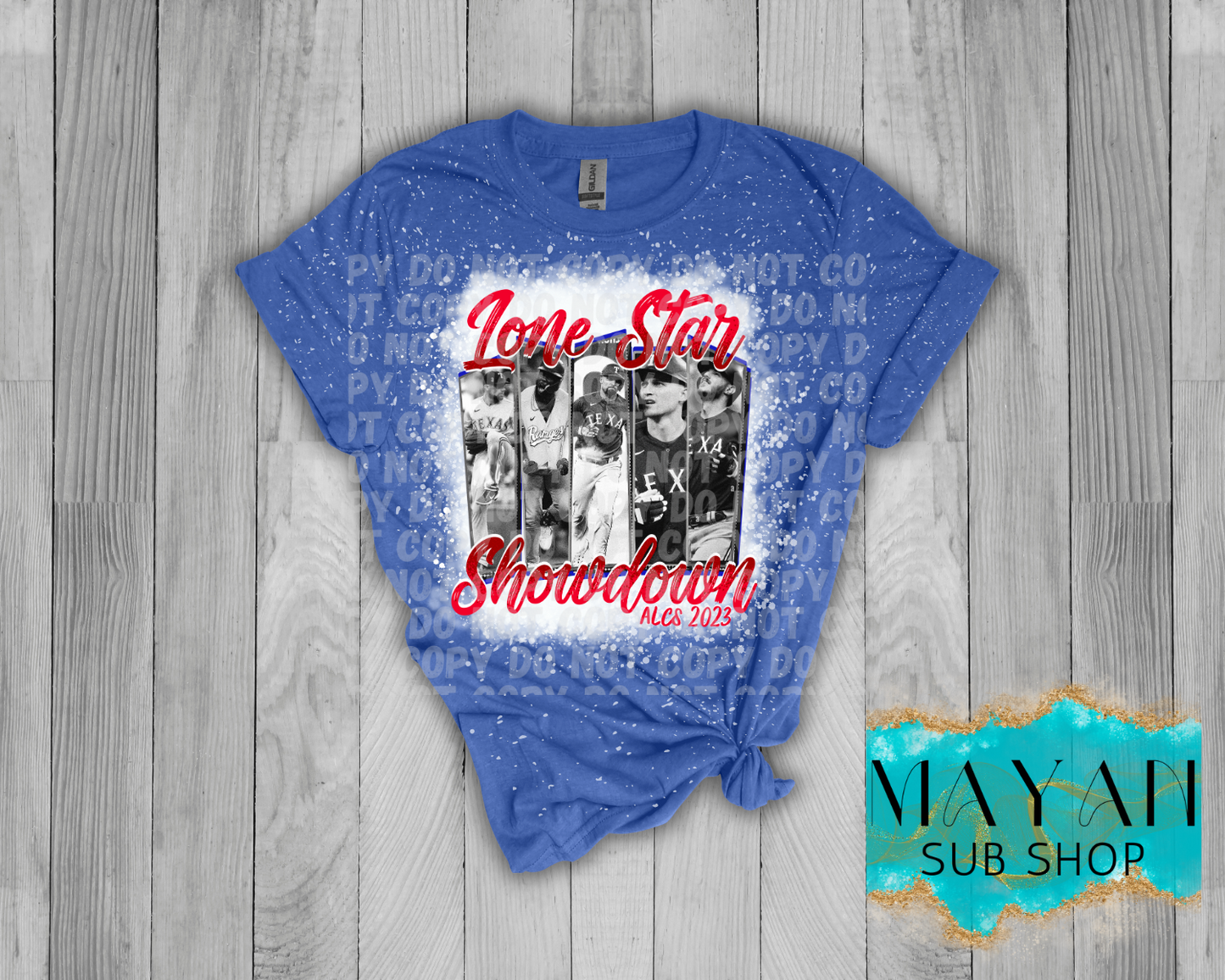 Lone Star Showdown Texas Bleached Shirt - Mayan Sub Shop
