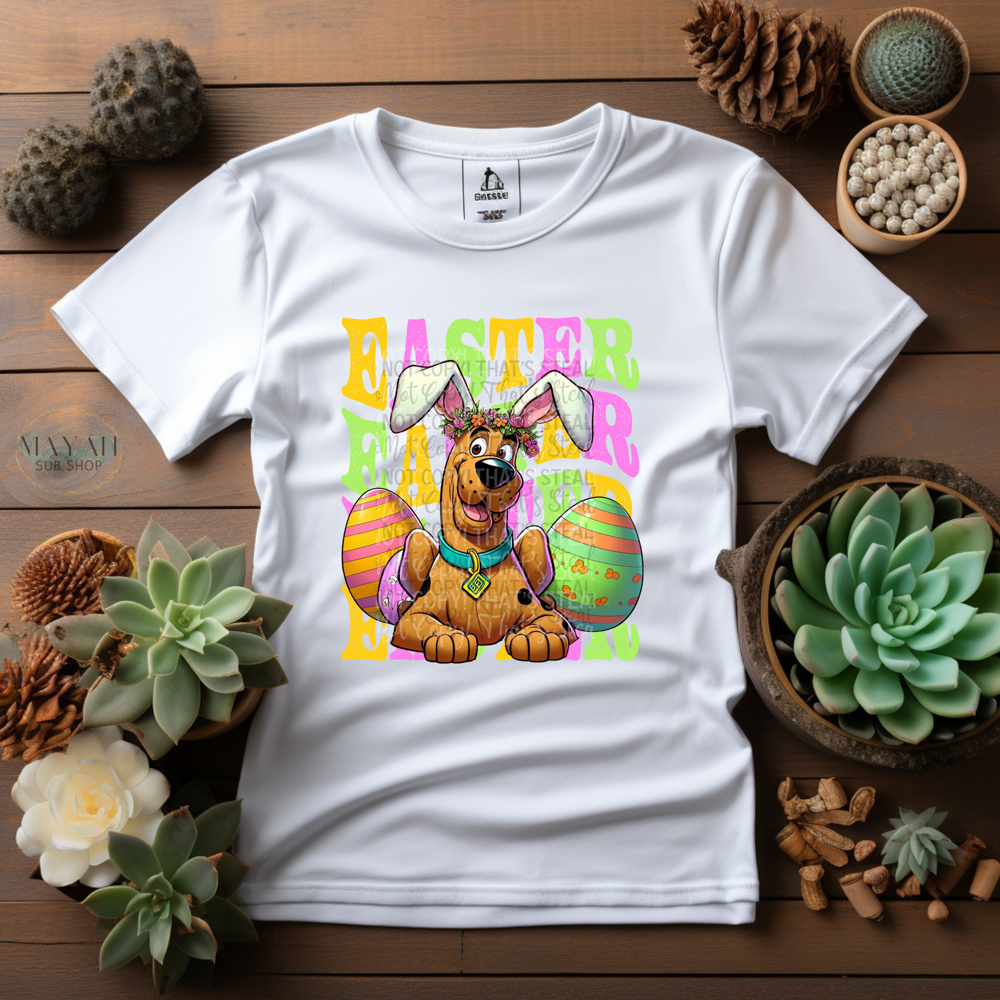 Easter dog kids shirt. -Mayan Sub Shop
