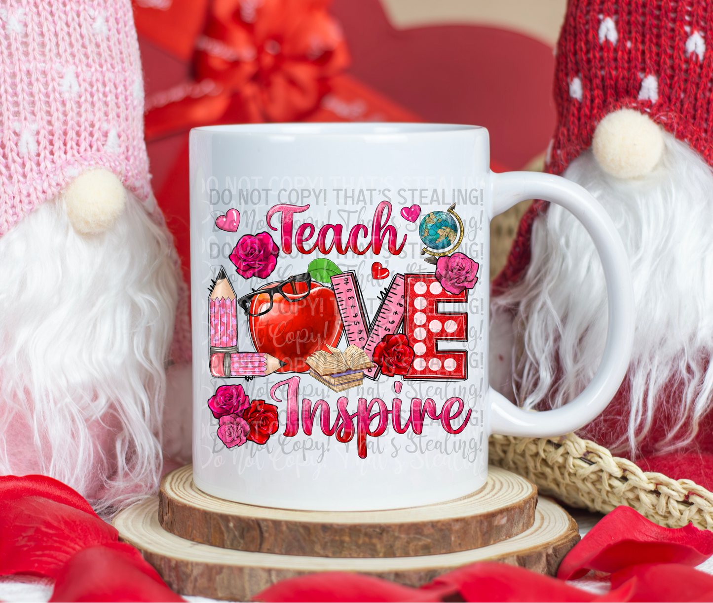 Teach Love Inspire 15 oz. coffee mug. -Mayan Sub Shop