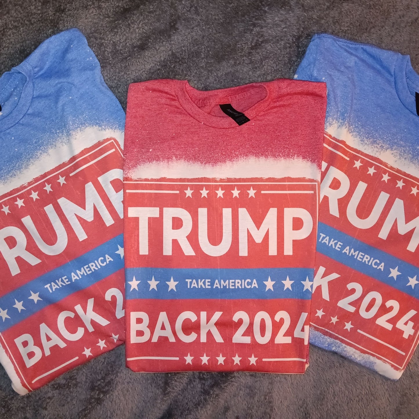 Trump 2024 Red Bleached Shirt