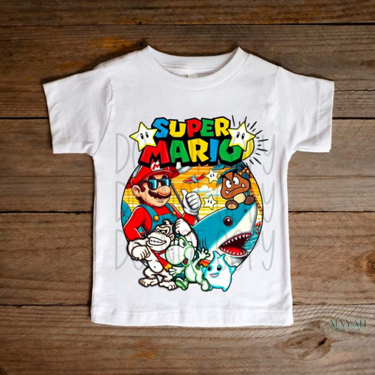 Gamer summer kids shirt. -Mayan Sub Shop