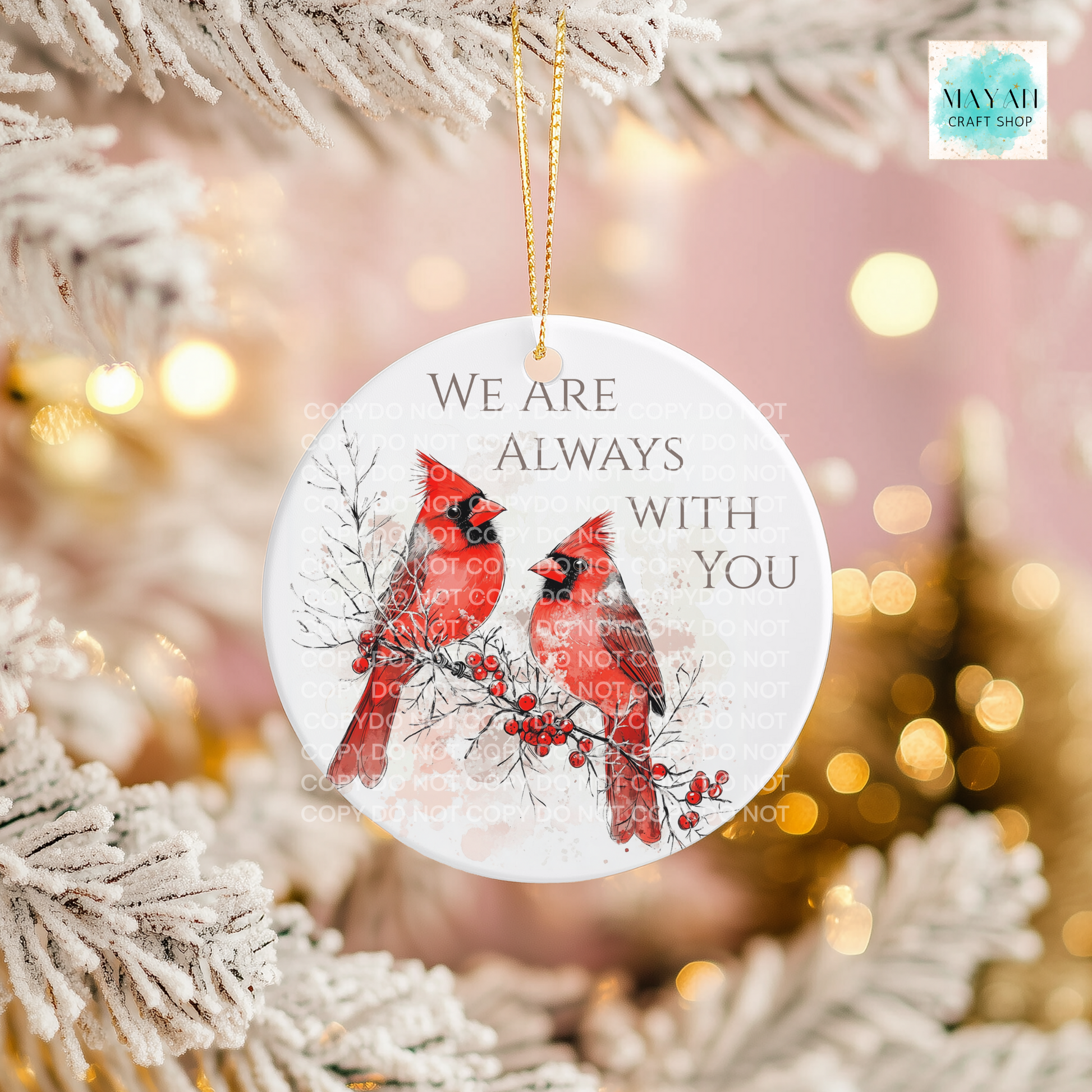 Weare always with you ornament. -Mayan Craft Shop