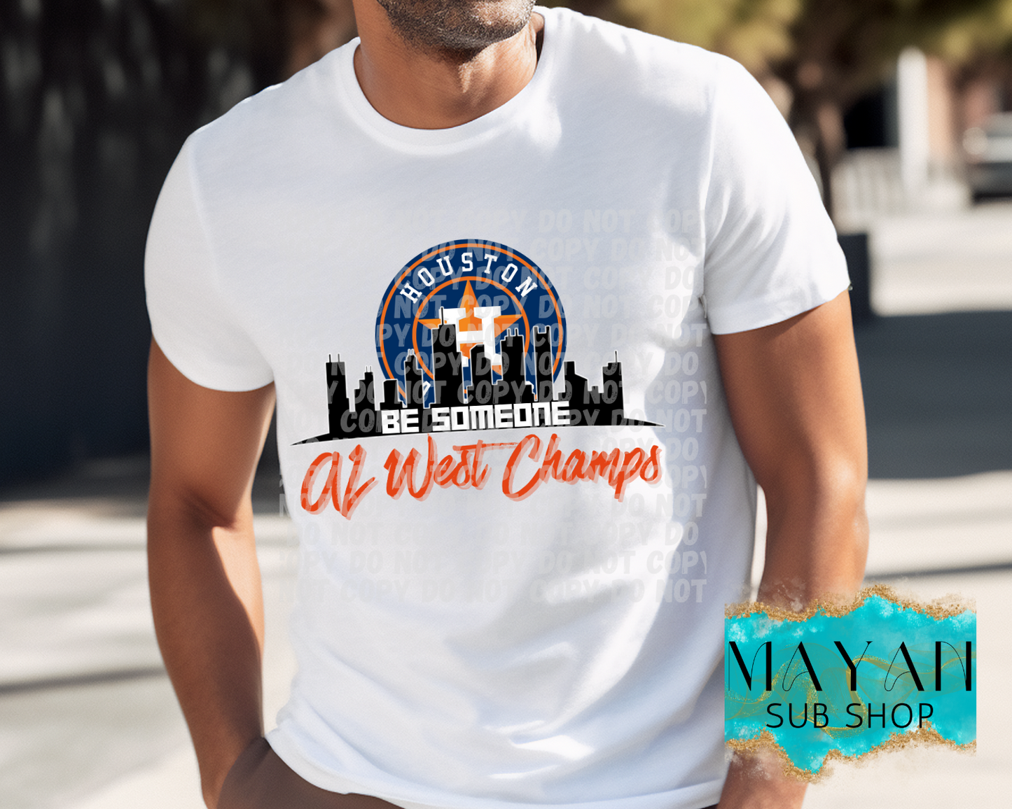 West Champs Houston shirt. -Mayan Sub Shop