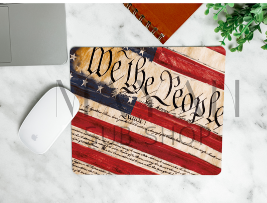 We the people mouse pad - Mayan Sub Shop