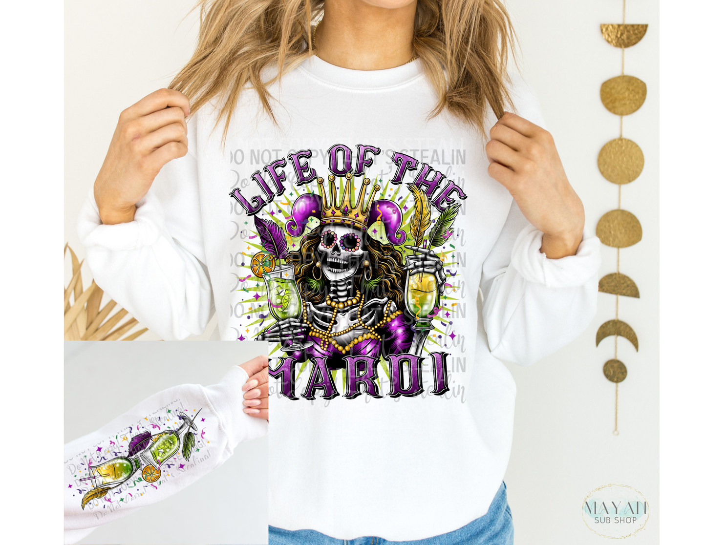 Life Of The Mardi Sweatshirt - Mayan Sub Shop