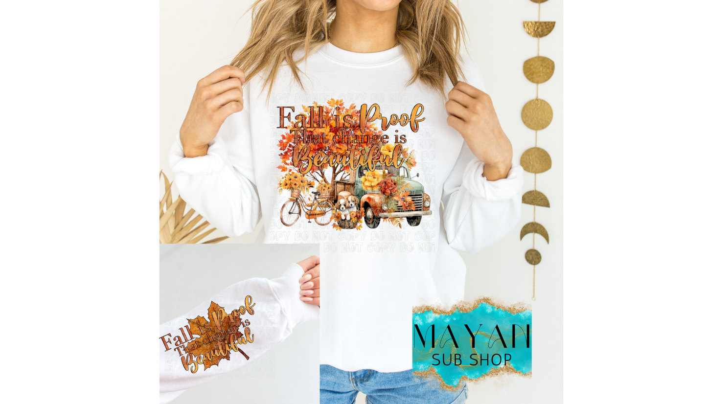 Fall Is Proof Sweatshirt - Mayan Sub Shop