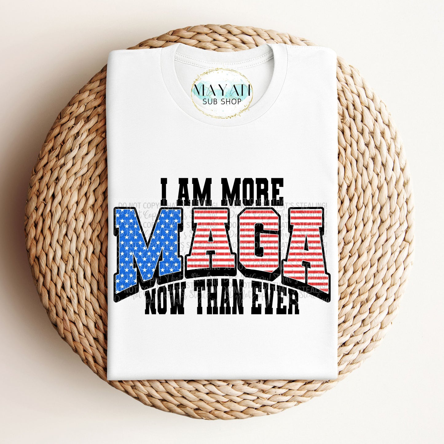 MAGA shirt. -Mayan Sub Shop