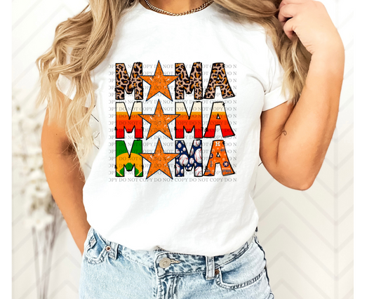 Mama stacked Astros shirt. - Mayan Sub Shop